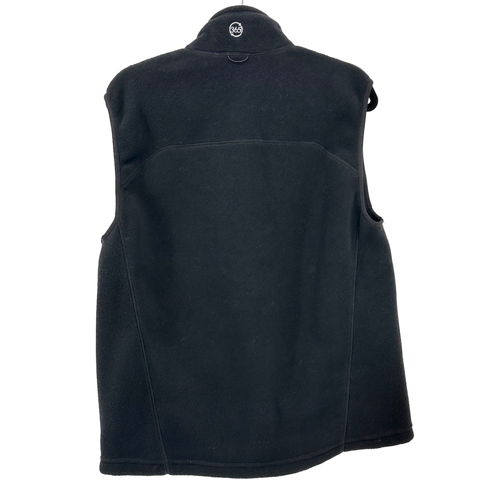 Eddie Bauer Mens Medium Fleece Vest System Component 365‎ Black - Picture 3 of 9